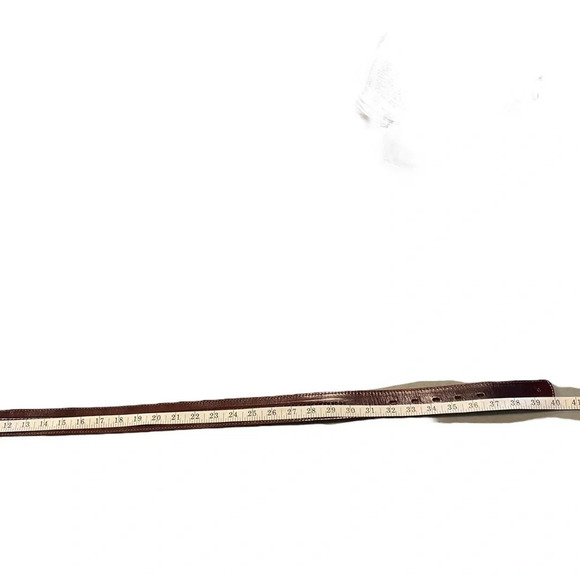 Vintage  Brown Leather hand crafted belt timeless classic design coastal cowgirl - Picture 7 of 10